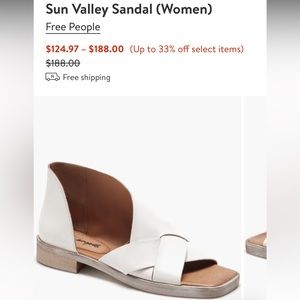 Sun Valley Sandal Shoes- Free People . Brand new in box